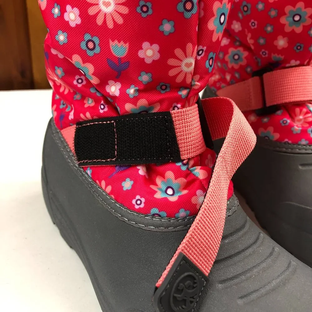 Northside Thinsulate Water Resistant Floral Winter Snow Boots Slip Resistant